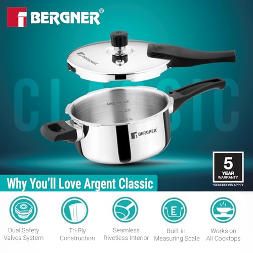 Bergner Argent Classic Triply Stainless