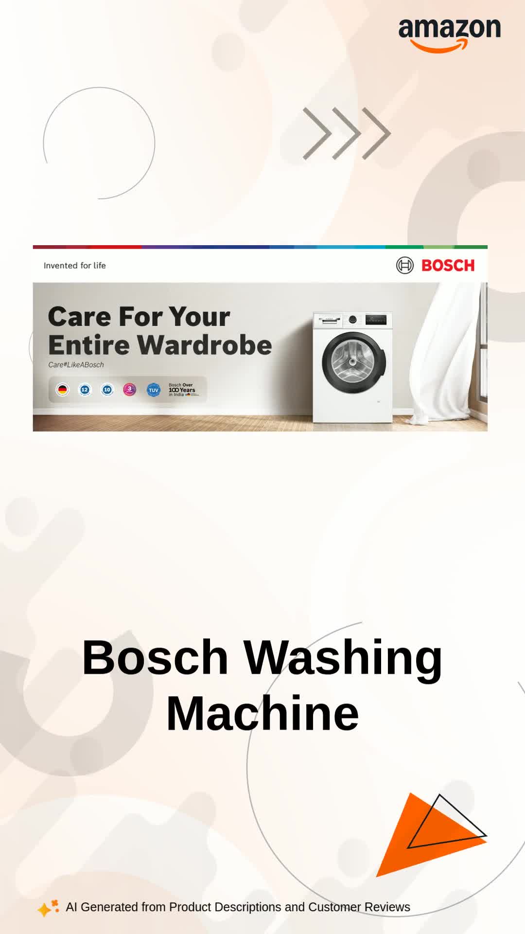 Bosch 8 kg, 5 Star