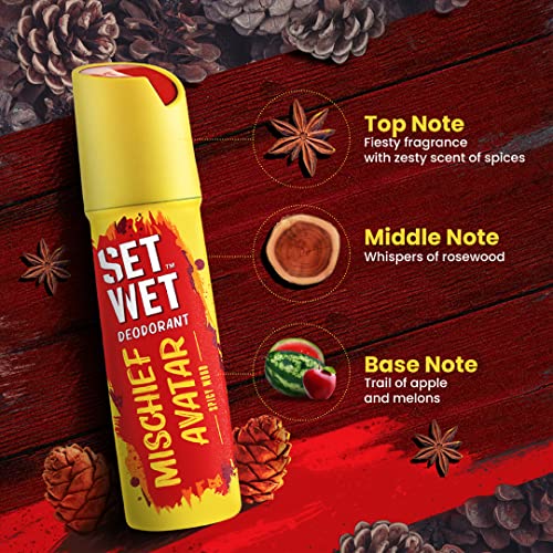 SET WET Deodorant Spray Perfume