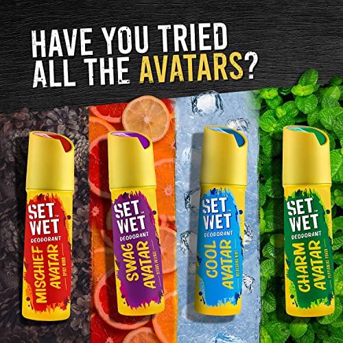 SET WET Deodorant Spray Perfume