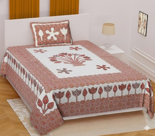 Pure Cotton Single Bedsheet