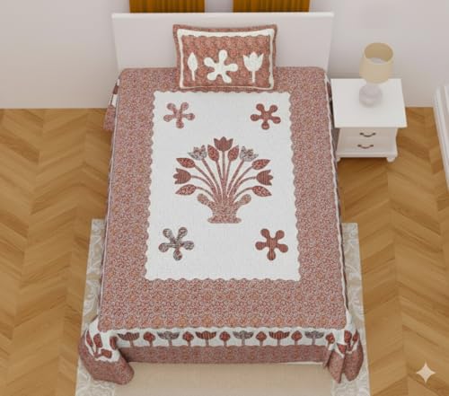 Pure Cotton Single Bedsheet
