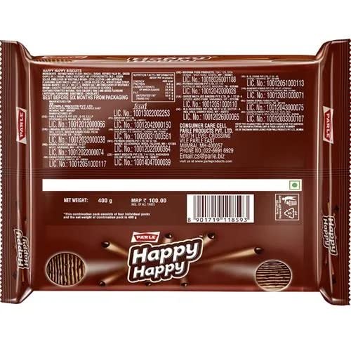 Parle Original Happy Choco Chip Happy Cookies, 396 Grams - Image 5