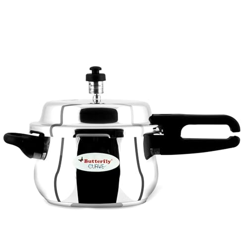 Butterfly Curve Stainless Steel Pressure Cooker, 3 Litre