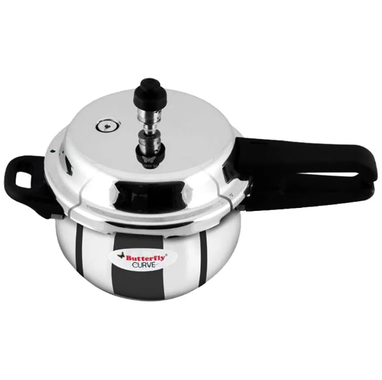 Butterfly Curve Stainless Steel Pressure Cooker, 3 Litre - Image 3