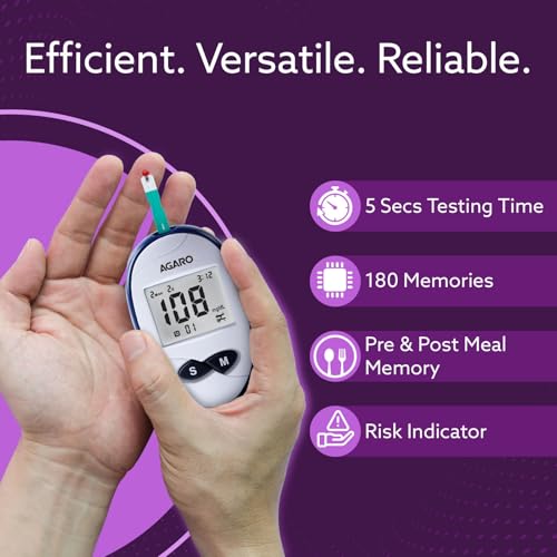 AGARO Glucometer, Blood Glucose Monitoring