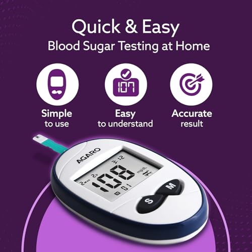 AGARO Glucometer, Blood Glucose Monitoring
