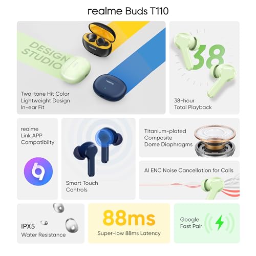 realme Earbuds T110 with Ai