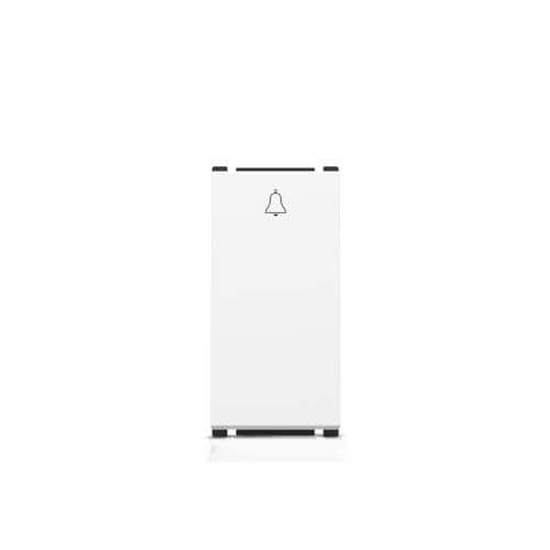 Goldmedal Air Aura 10 Ampere Bell Push Switch, White - (Pack of 4)