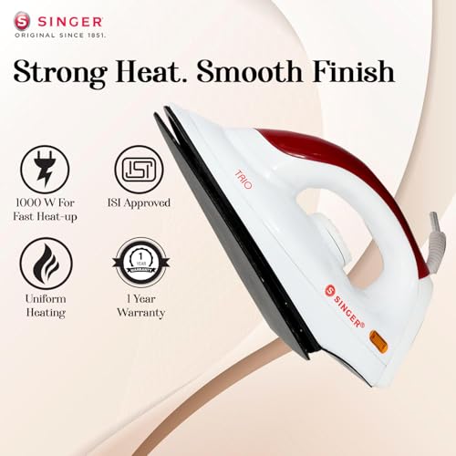 SINGER Dry Iron with Teflon