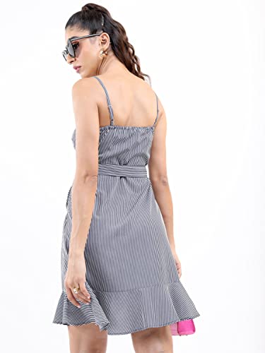 KETCH Women's A-Line Regular Fit Printed Sleeveless Dress - Image 3