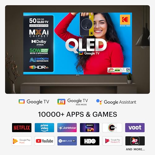 Kodak 126 cm (50 inches) Matrix Series UHD 4K QLED Google TV 50ST5015 - Image 3