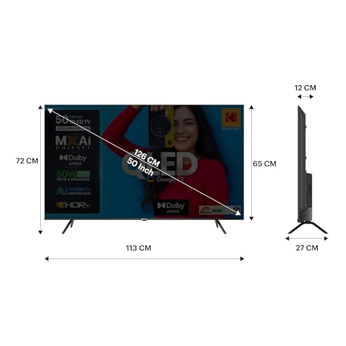 Kodak 126 cm (50 inches) Matrix Series UHD 4K QLED Google TV 50ST5015 - Image 7