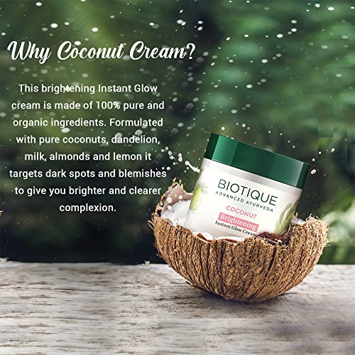 Biotique Coconut Brightening Instant Glow