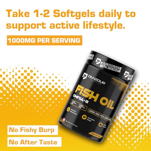DENZOUR NUTRITION Omega-3 Fish Oil