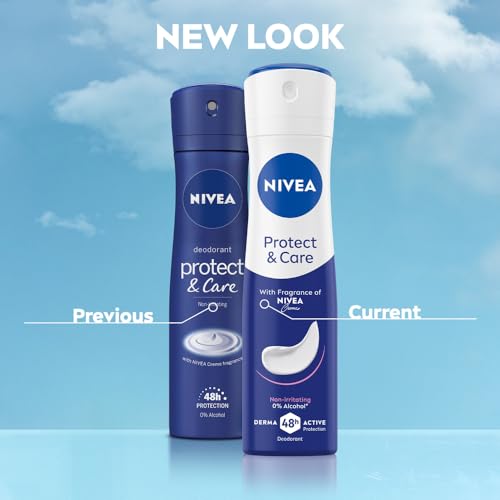 NIVEA Women Protect And Care Fresh Deodorant, 150Ml - Creme, Spray - Image 3