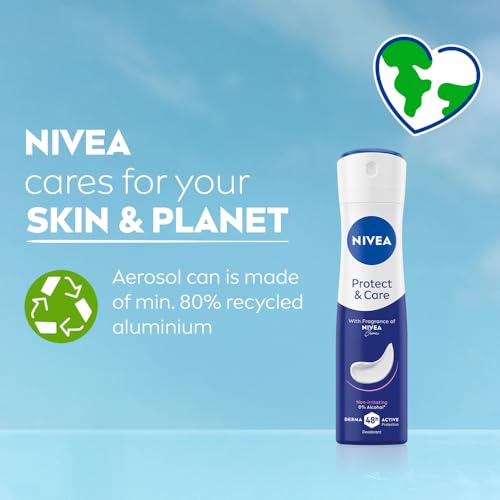 NIVEA Women Protect And Care Fresh Deodorant, 150Ml - Creme, Spray - Image 7