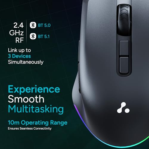 Ambrane Wireless & Bluetooth Mouse