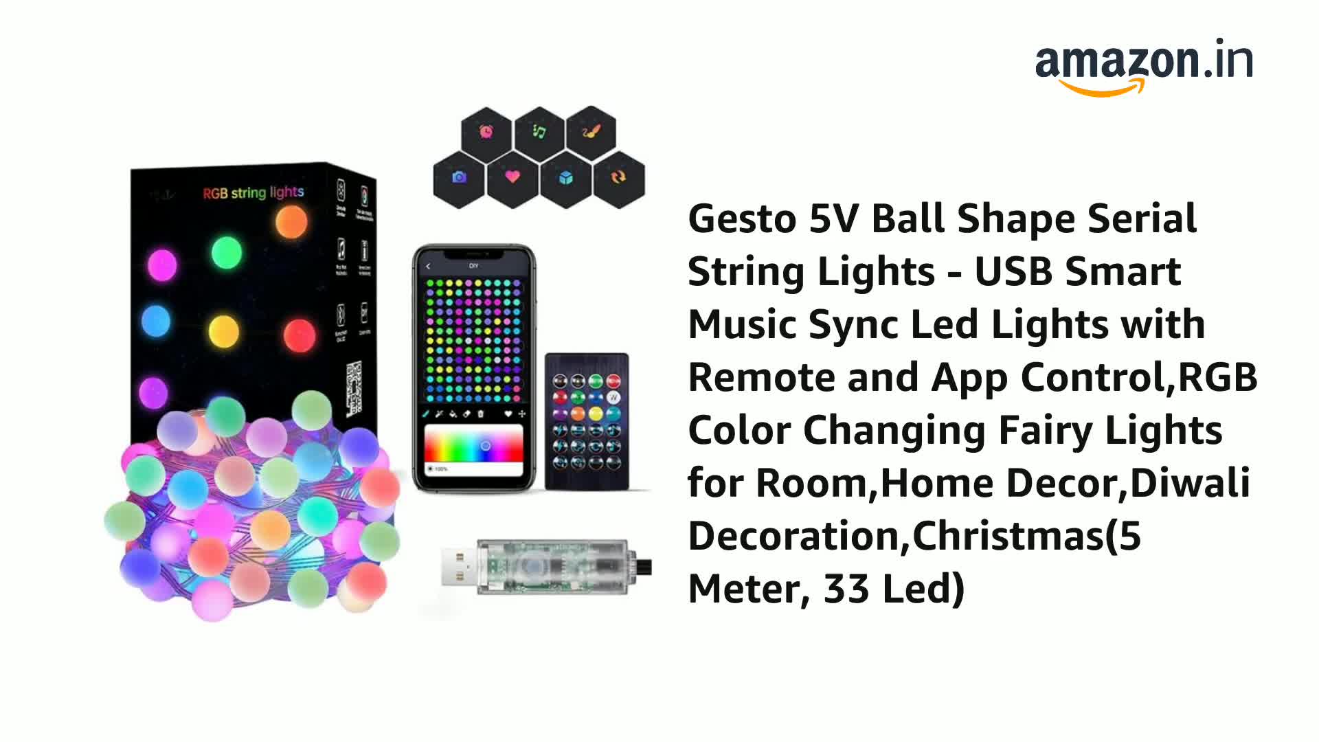 Gesto 5V Ball Shape Serial