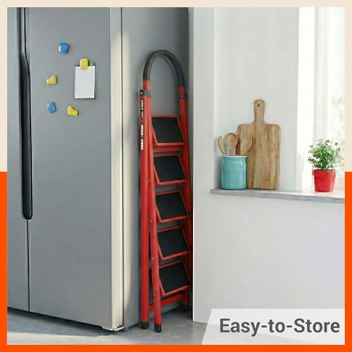 Bathla Everest 5-Step Steel Ladder