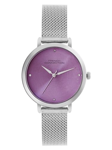 French Connection Purple Dial Color Watch for Women - FCN050A
