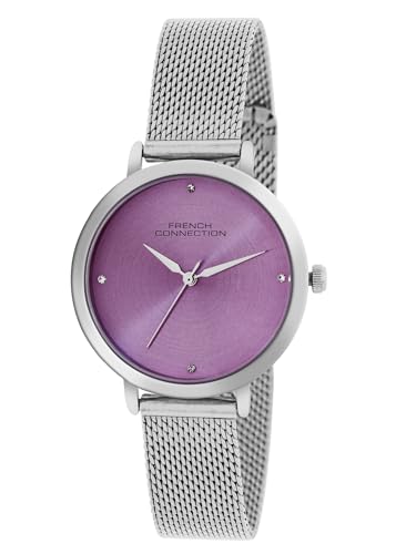 French Connection Purple Dial Color Watch for Women - FCN050A - Image 2