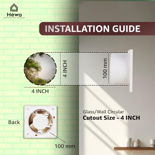 HEWA 4 inch Exhaust fan