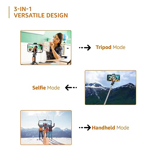 amazon basics Bluetooth-Enabled Extendable Selfie