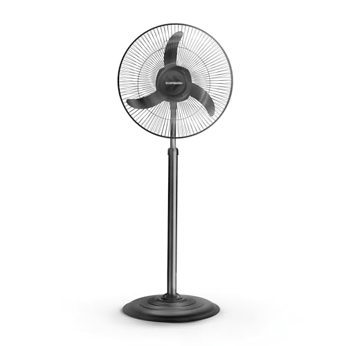 LONGWAY Bolt Black Pedestal Fan