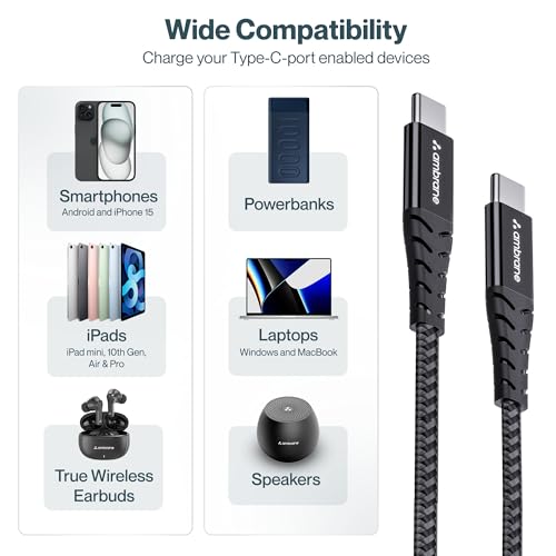 Ambrane Unbreakable 60W Fast Charging