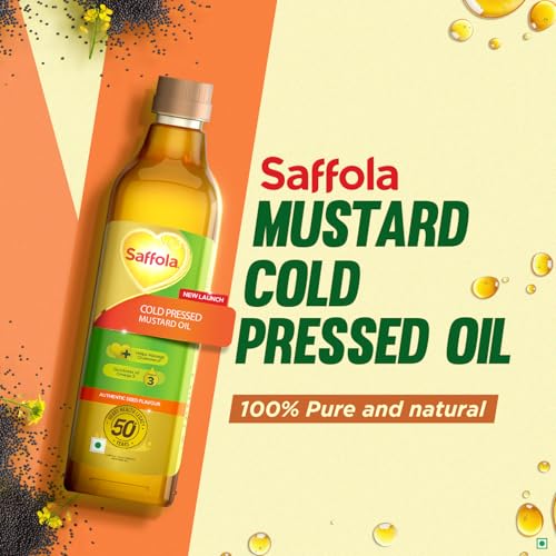 Saffola Cold Pressed Mustard Oil