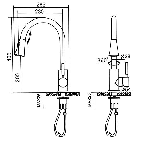 ALTON TSL18065 Single Lever Sink