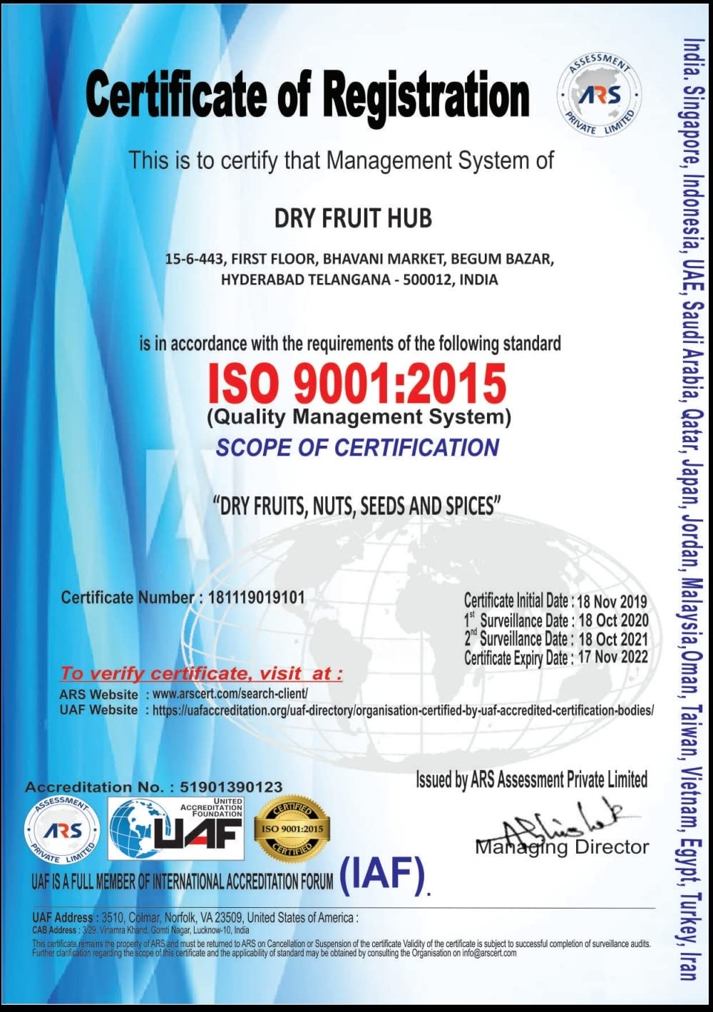 Dry Fruit Hub Saudi Arabian