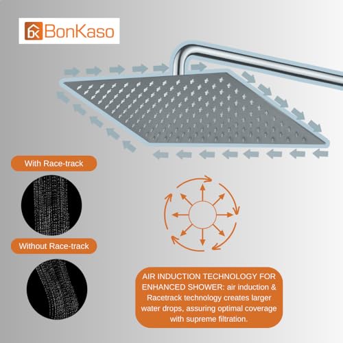 BonKaso Square Slim Rain Shower