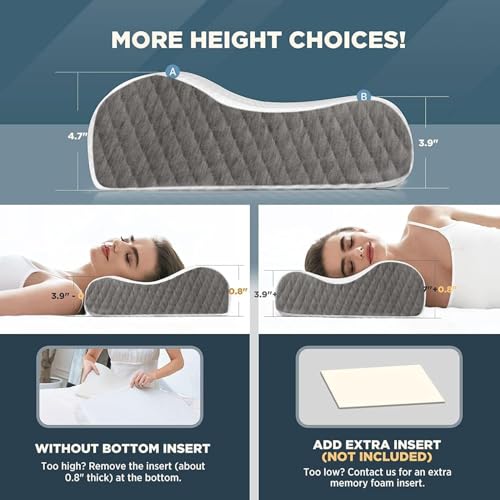 Memory Foam Pillow, Contour Cervical