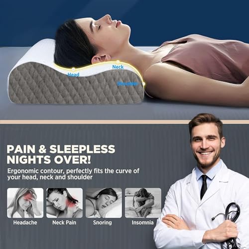 Memory Foam Pillow, Contour Cervical