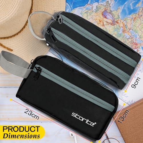 Storite Polyester Multi-Pocket Toiletry Bag