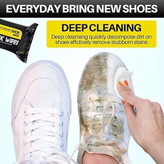 Shoe Cleaning Wipes Instant Sneaker