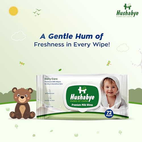 Hushabye Premium Milk Baby Wipes