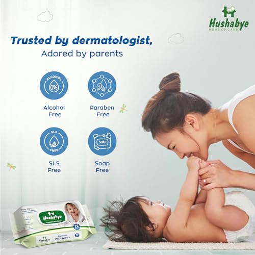Hushabye Premium Milk Baby Wipes
