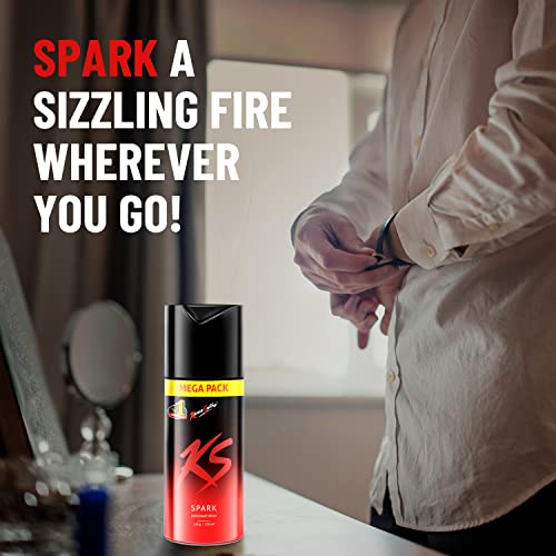 KAMA SUTRA Spark Deodorant Spray for Men, 145g/220ml - Image 6