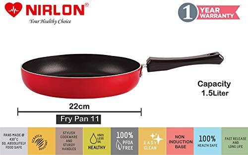 Nirlon Non Stick Aluminium FryPan/Frying