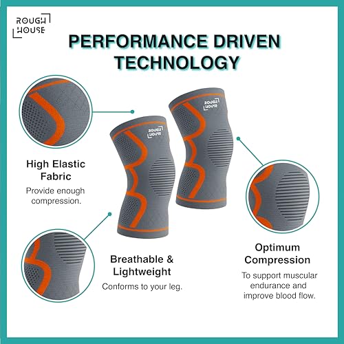 Roughhouse Knee Support Sleeves –