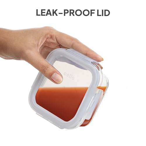 CELLO Glassy Square Lunch Box