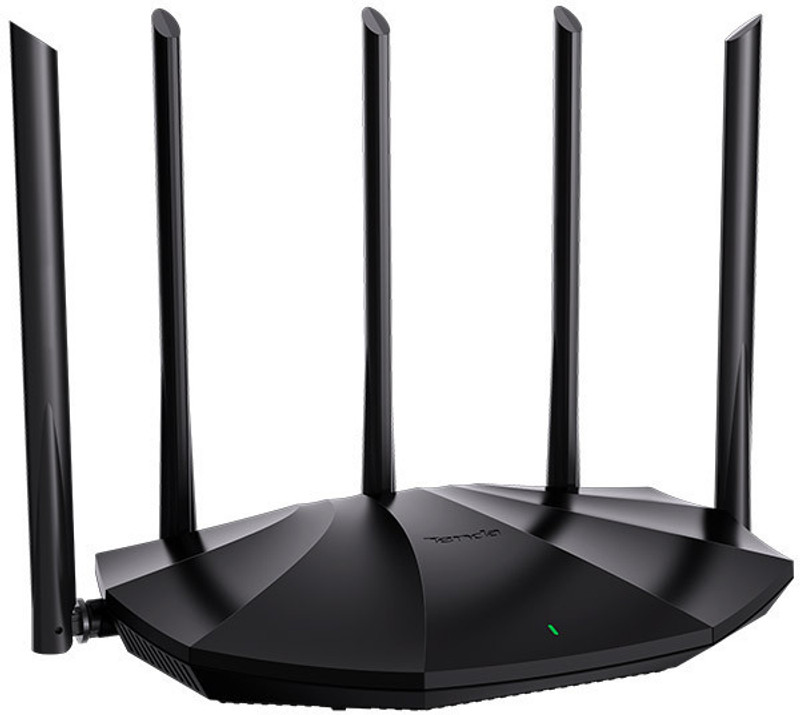 TENDA TE-RX2 Pro Wireless Router 5 GHz 1500 Mbps Wifi Speed Dual Band External Antenna Ethernet (Cable Broadband)(Black)