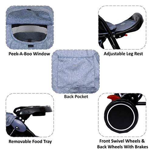 Cloudie Baby Pram Cum Rocker