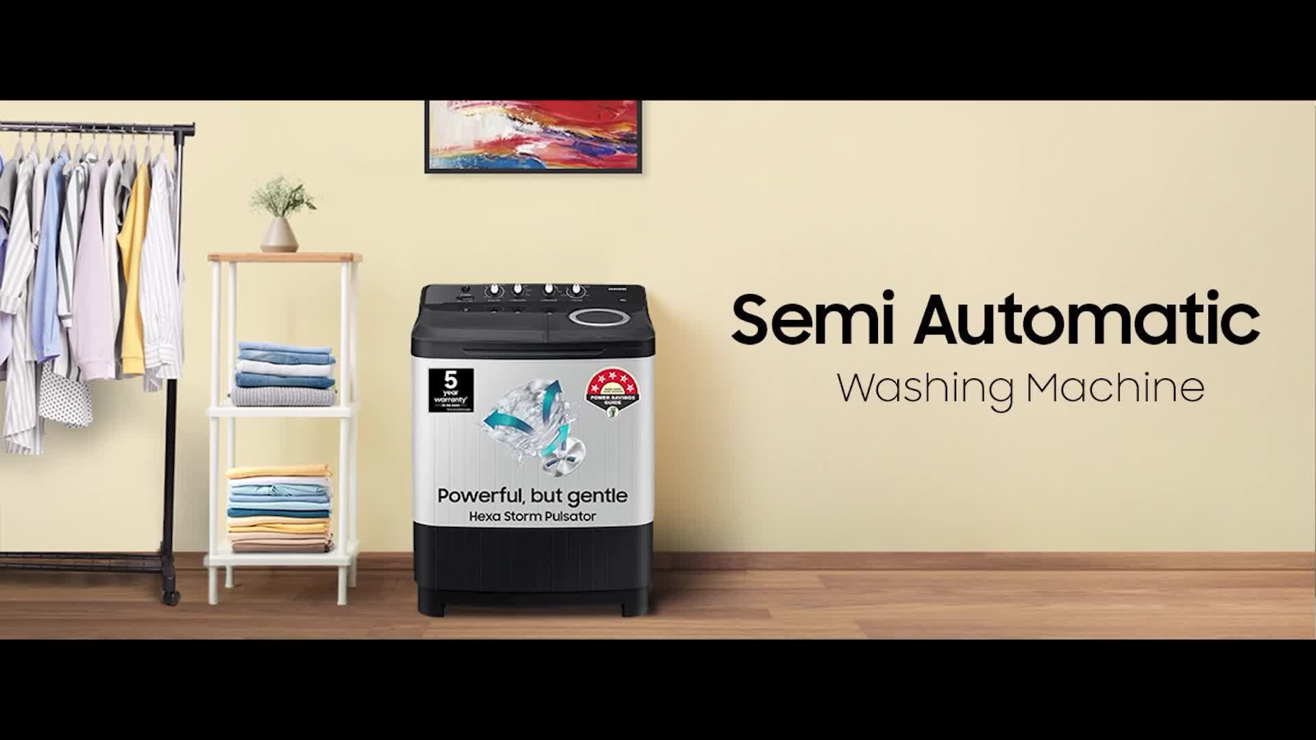 Samsung 6.5 kg, 5 star