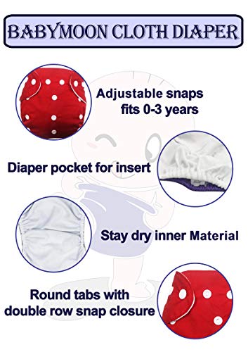 Babymoon Premium Adjustable Reusable Washable