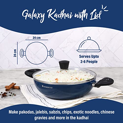 Wonderchef Galaxy Kadhai with Lid