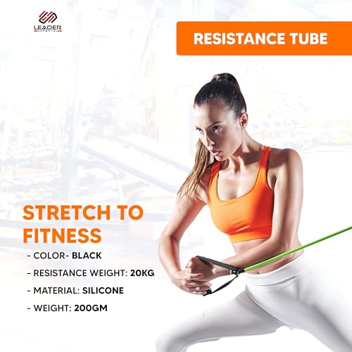Resistance Tube with Foam Handles